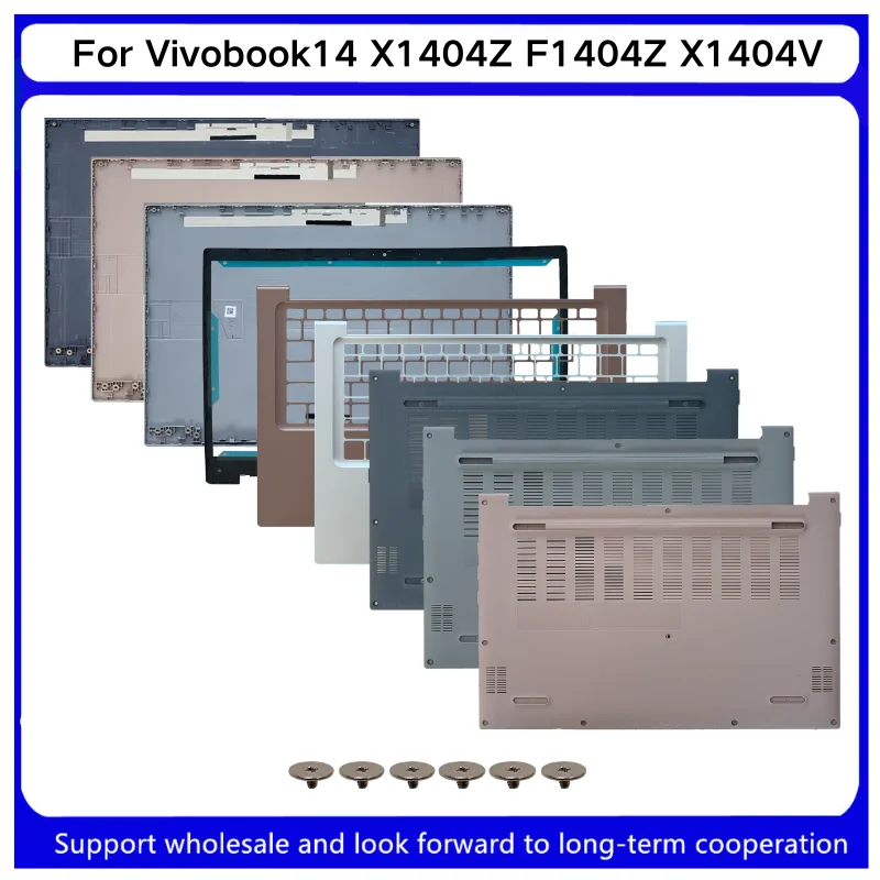 New For Kailxuling Vivobook14 X1404Z F1404Z X1404V LCD Back Cover /Front Bezel/Upper Case Palmrest /Bottom Base Case laptop
New For Kailxuling Vivobook14 X1404Z F1404Z X1404V LCD Back Cover /Front Bezel/Upper Case Palmrest /Bottom Base Case laptop