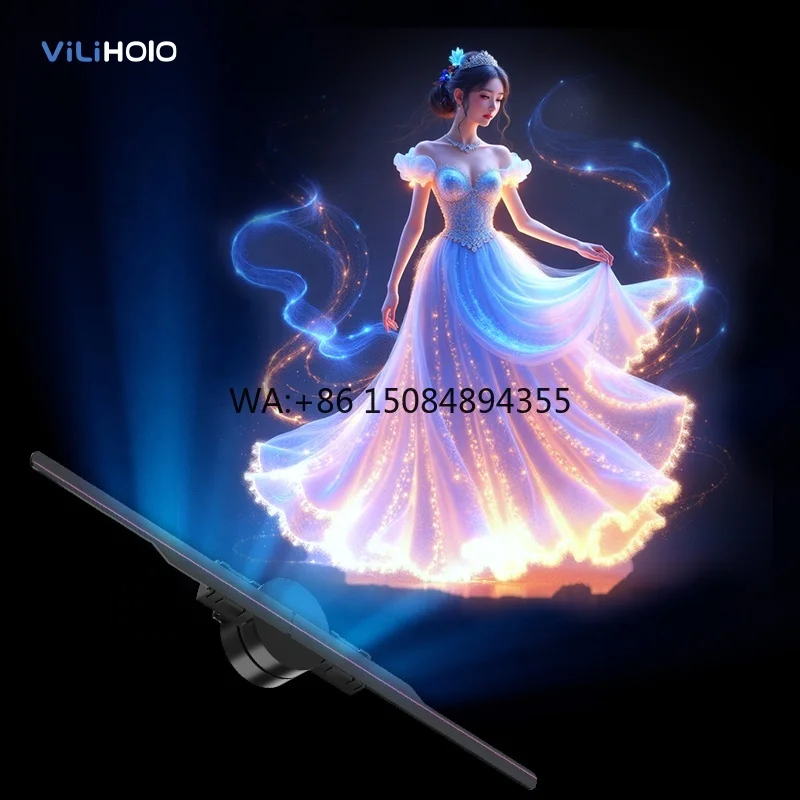 42CM Hologram Projection Fan LED Display Screen Full Color Transparent Advertising Display Commercial Digital Signage Equipment
42CM Hologram Projection Fan LED Display Screen Full Color Transparent Advertising Display Commercial Digital Signage Equipment