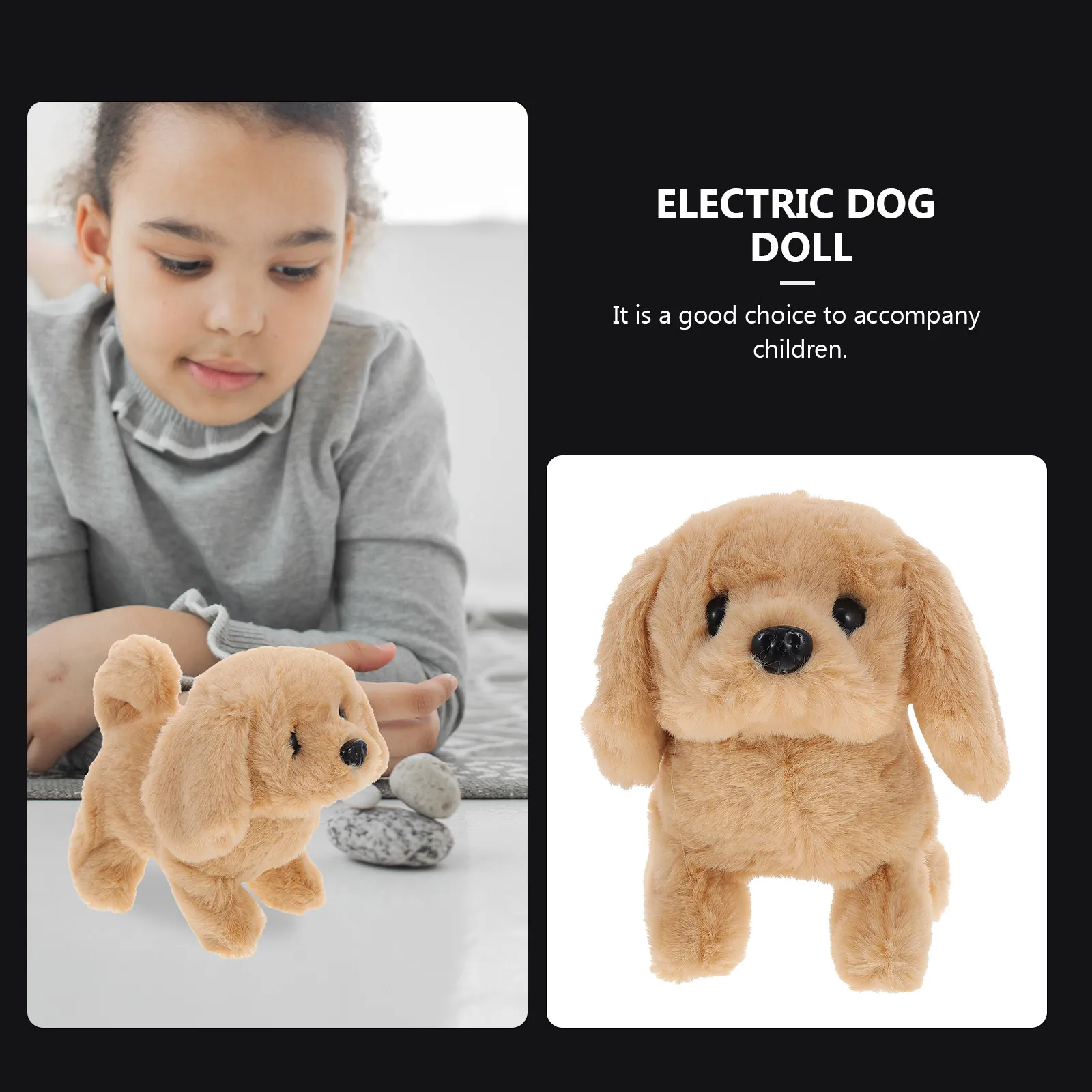 Kids Electric Puppy Plaything Adorable Simulated Dog Walks Barks Stimulates Interest Hand-Eye Coordination Children's
Kids Electric Puppy Plaything Adorable Simulated Dog Walks Barks Stimulates Interest Hand-Eye Coordination Children's