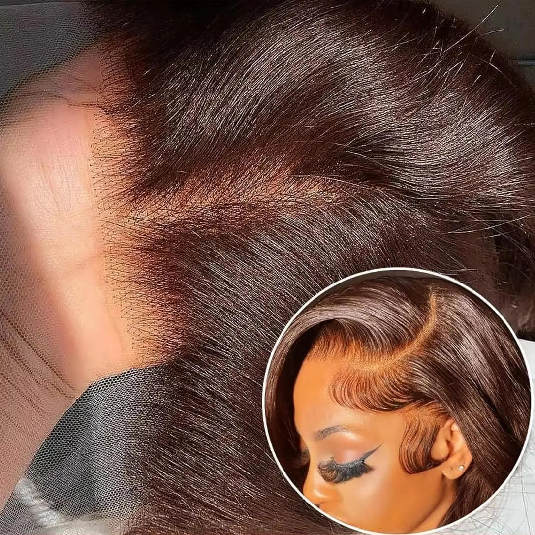 Chocolate Brown 18″- 40″ 200% Density Lace Frontal Wig Body Wave HD 13x6 13x4 Swiss Lace Front Human Hair Wigs For Women
Chocolate Brown 18″- 40″ 200% Density Lace Frontal Wig Body Wave HD 13x6 13x4 Swiss Lace Front Human Hair Wigs For Women