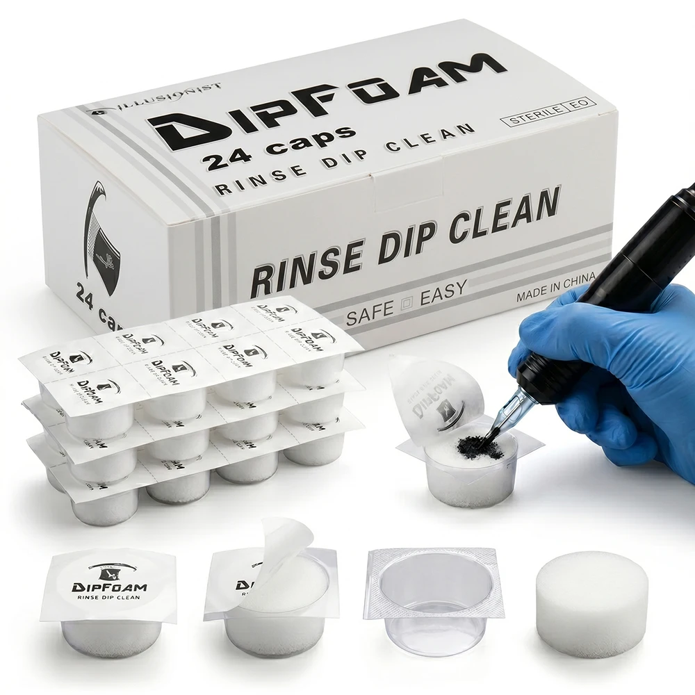 3/6/12/16/24/48PCS Tattoo Dip Foam Cups Disposable Cleaning Sponge Caps for Needle and Tip Cartridge Rinse Tattoo Accessories
3/6/12/16/24/48PCS Tattoo Dip Foam Cups Disposable Cleaning Sponge Caps for Needle and Tip Cartridge Rinse Tattoo Accessories