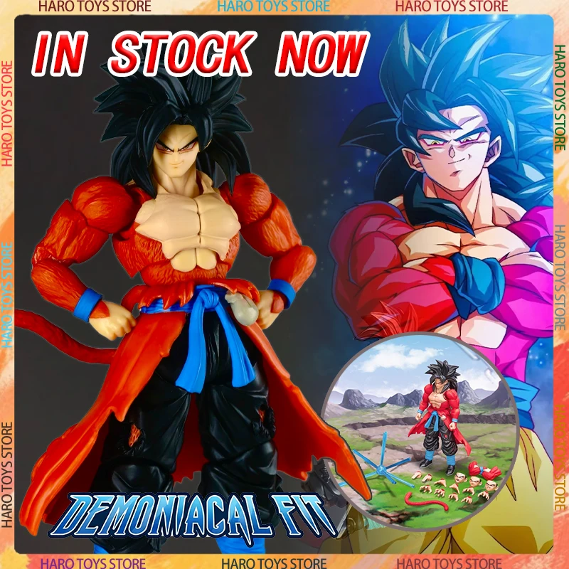 Demoniacal Fit Goku SSJ4 SHF Untamed Power Time Ranger Dragon Ball Goku Anime Action Figures Super Saiyan Goku Model Toys Gift
Demoniacal Fit Goku SSJ4 SHF Untamed Power Time Ranger Dragon Ball Goku Anime Action Figures Super Saiyan Goku Model Toys Gift
