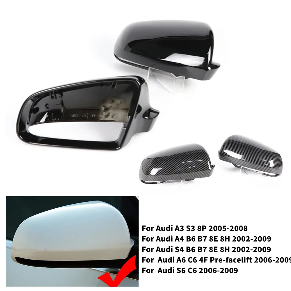 For Audi A3 S3 8P A4 S4 B6 B7 A6 S6 C6 Car Replacement Rearview Side Mirror Cover Wing Cap Exterior Door Housing Shell Trim ABS
For Audi A3 S3 8P A4 S4 B6 B7 A6 S6 C6 Car Replacement Rearview Side Mirror Cover Wing Cap Exterior Door Housing Shell Trim ABS