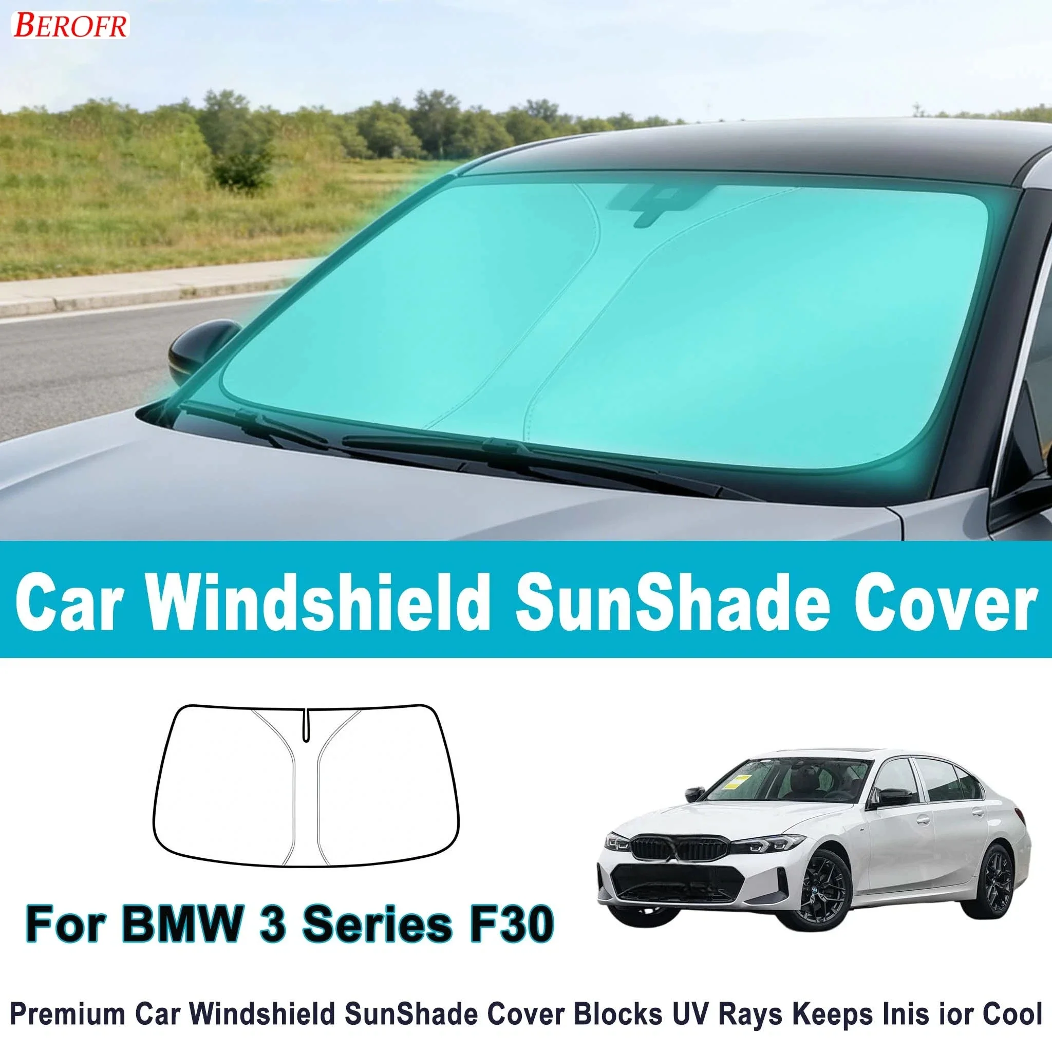 For BMW 3 Series F30 2012-2018 Car Windshield Sunshade Cover Front Window Sun Shade Heat Insulation Summer Auto Accessories
For BMW 3 Series F30 2012-2018 Car Windshield Sunshade Cover Front Window Sun Shade Heat Insulation Summer Auto Accessories