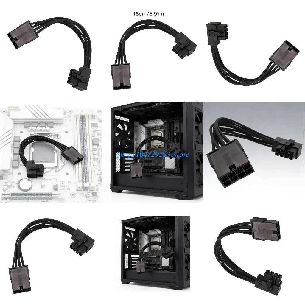 Y2GD 8pin Graphics Card Extension Cable 90 or 180 Degree Efficient Cable Management
Y2GD 8pin Graphics Card Extension Cable 90 or 180 Degree Efficient Cable Management