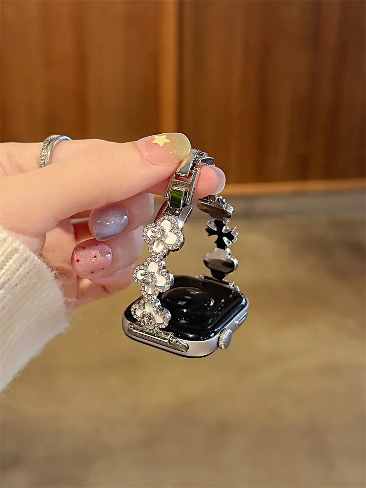 four-clover metal suitable for HW Watch Fit3/Fit4 straps and HW Band 8/9/10NFC handmade straps
four-clover metal suitable for HW Watch Fit3/Fit4 straps and HW Band 8/9/10NFC handmade straps