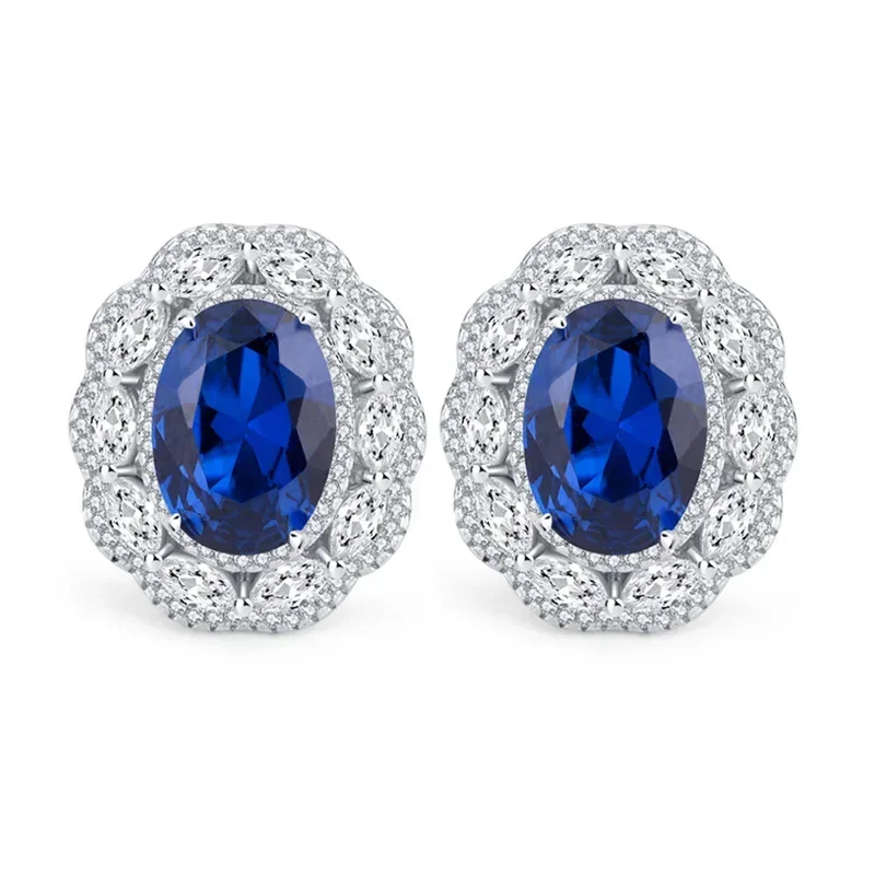 S925 Silver New European and American Colorful Refusal Treasure Women's Advanced Shape Texture Inlaid Wedding Earrings
S925 Silver New European and American Colorful Refusal Treasure Women's Advanced Shape Texture Inlaid Wedding Earrings