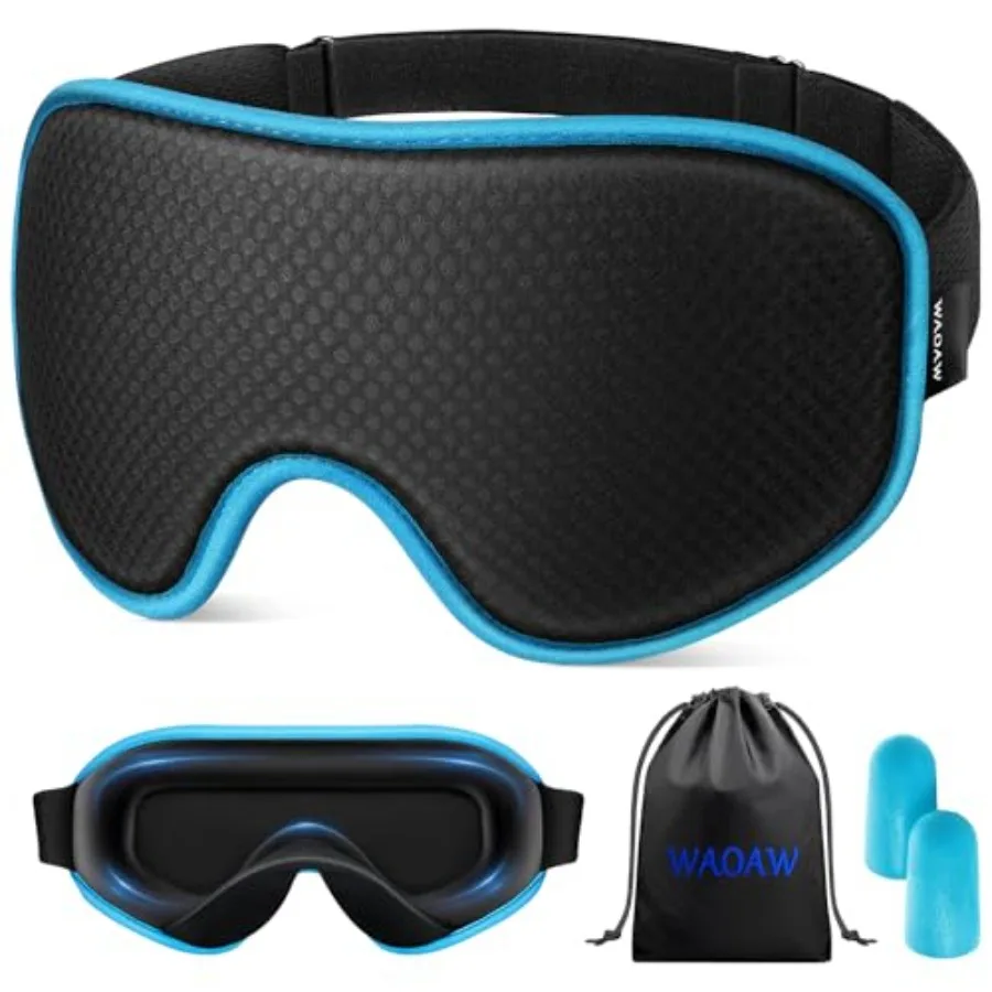 Sleep Mask for Men Women: out Eye Masks for Sleep - 3D Breathable Soft Comfortable Eye Mask for Travel - Adjustable Light Block
Sleep Mask for Men Women: out Eye Masks for Sleep - 3D Breathable Soft Comfortable Eye Mask for Travel - Adjustable Light Block