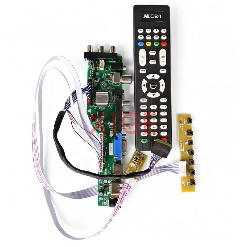 For HB156WX1 HT156WXB NT156WHM M156NWR2 Controller Board DIY Kit Laptop Panel LVDS-40 Pin DVB/USB/AV/VGA/HDMI 1366x768 1366*768
For HB156WX1 HT156WXB NT156WHM M156NWR2 Controller Board DIY Kit Laptop Panel LVDS-40 Pin DVB/USB/AV/VGA/HDMI 1366x768 1366*768