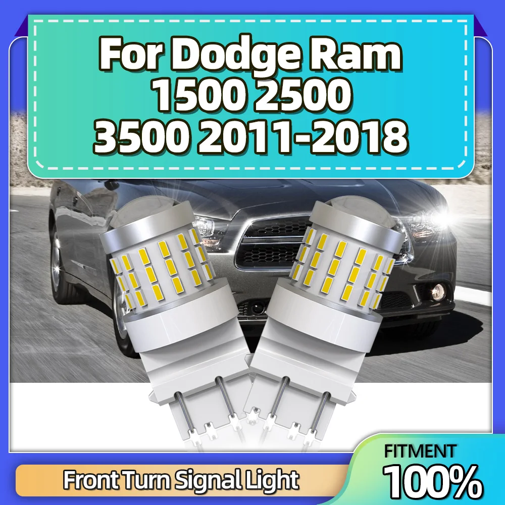 2Pcs 3157 T25 LED Front Turn Signal Lights 6000K White For Dodge Ram 1500 2500 3500 2011 2012 2013 2014 2015 2016 2017 2018
2Pcs 3157 T25 LED Front Turn Signal Lights 6000K White For Dodge Ram 1500 2500 3500 2011 2012 2013 2014 2015 2016 2017 2018