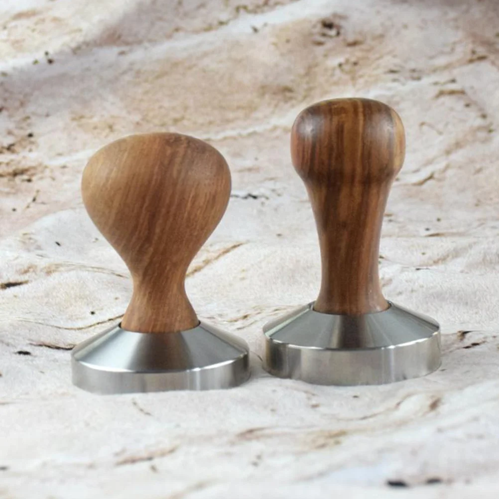 57Mm Wood Handle Coffee Tamper Food Grade Stainless Steel Pressing Hammer for Home Cafe Use Comfortable Grip Creative Tamper
57Mm Wood Handle Coffee Tamper Food Grade Stainless Steel Pressing Hammer for Home Cafe Use Comfortable Grip Creative Tamper