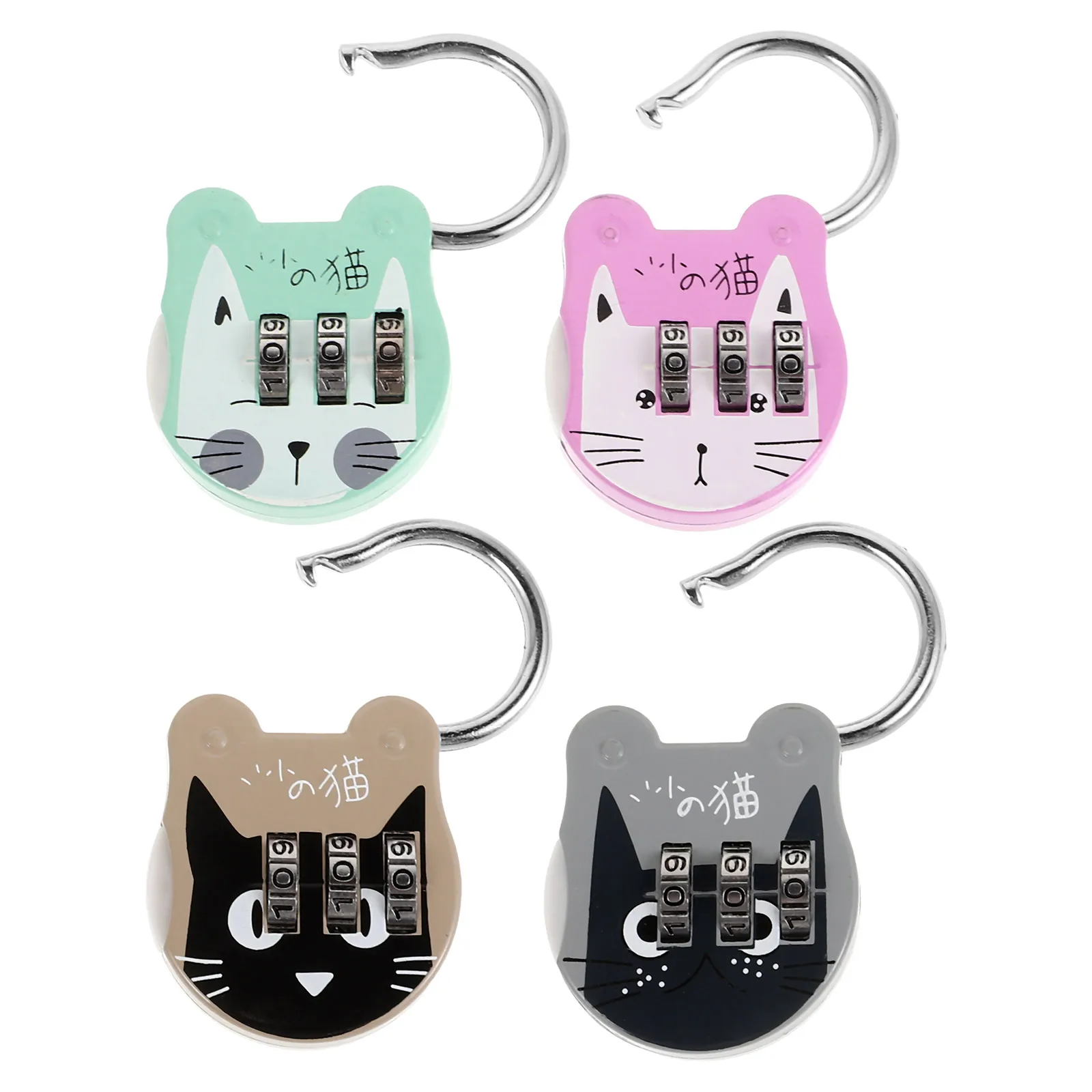 4pcs Cartoon Table Cabinet Locks Mini Digital Padlocks Stainless Steel Wear Resistant Rust Proof Safe Dormitory Home Accessory
4pcs Cartoon Table Cabinet Locks Mini Digital Padlocks Stainless Steel Wear Resistant Rust Proof Safe Dormitory Home Accessory