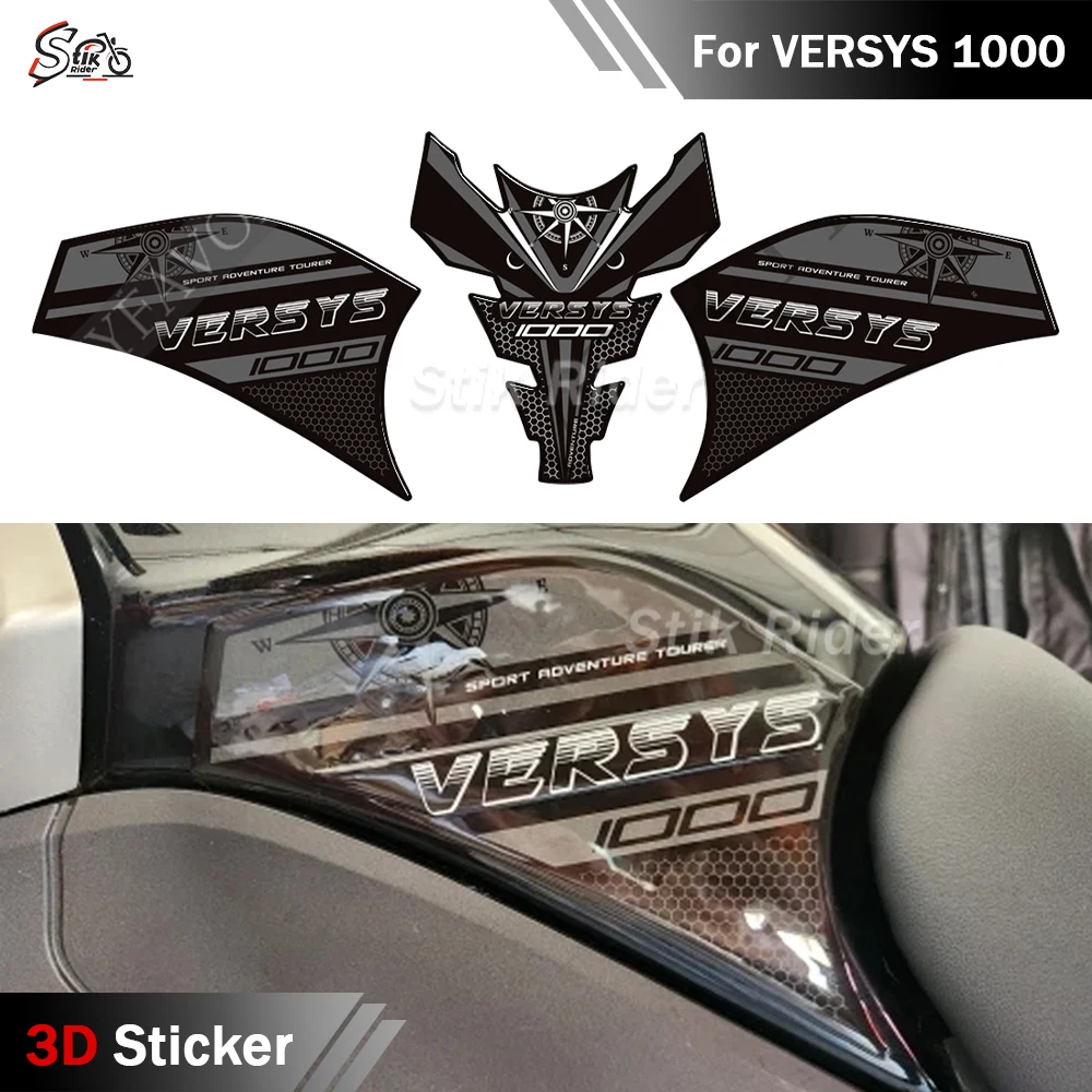For Kawasaki Versys 1000 SE LT Adventure Motorcycle 3D Gel Tank Pads, Fuel Oil Protector Anti-Slip Stickers Decals Kit
For Kawasaki Versys 1000 SE LT Adventure Motorcycle 3D Gel Tank Pads, Fuel Oil Protector Anti-Slip Stickers Decals Kit