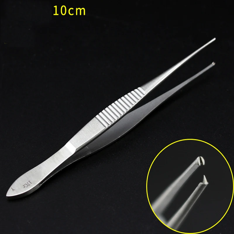 Double eyelid tweezers 10cm fine plastic tweezers hook fat tweezers ophthalmic instruments
Double eyelid tweezers 10cm fine plastic tweezers hook fat tweezers ophthalmic instruments