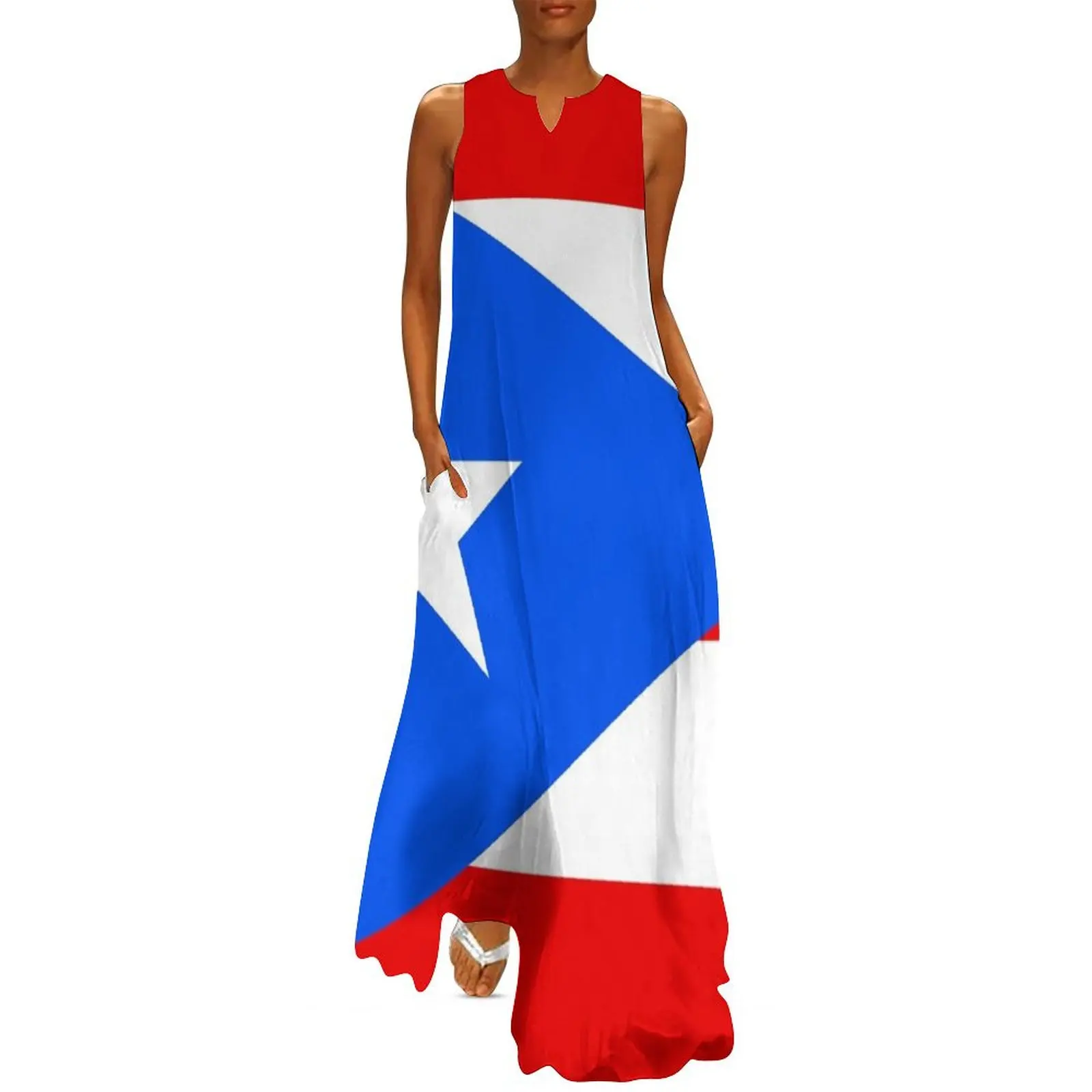 Puerto Rico Flag Long Dress Women's clothing birthday dress for women dresses summer
Puerto Rico Flag Long Dress Women's clothing birthday dress for women dresses summer