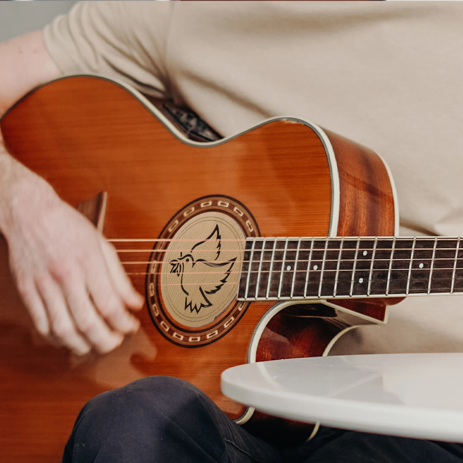 Sound Hole Cover Acoustic Guitar Block Mute Accessory Musical Instrument Buffer Parts Soundhole
Sound Hole Cover Acoustic Guitar Block Mute Accessory Musical Instrument Buffer Parts Soundhole