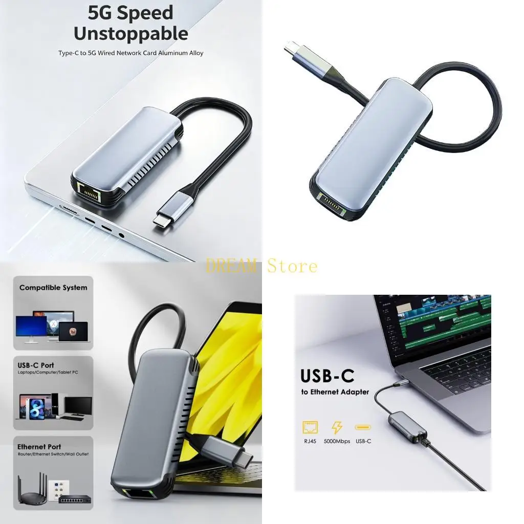 Ruggedly Aluminum USB C Ethernet Adapter 5Gbps For Office Home Use best sale
Ruggedly Aluminum USB C Ethernet Adapter 5Gbps For Office Home Use best sale