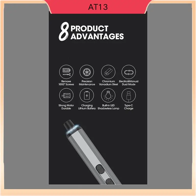 AT13 68 In 1 Cordless Electric Screwdriver Set Precision Screwdriver Set Screw Driver Bits Fast Charging With LED Light Easy Ins
AT13 68 In 1 Cordless Electric Screwdriver Set Precision Screwdriver Set Screw Driver Bits Fast Charging With LED Light Easy Ins