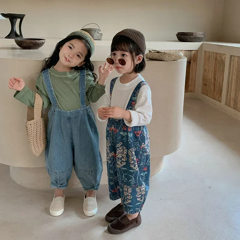 Summer Boys And Girls Pants Denim Overalls Suspenders Jumpsuit Spring Baby Kids Trousers Casual Rompers Children'S Clothing
Summer Boys And Girls Pants Denim Overalls Suspenders Jumpsuit Spring Baby Kids Trousers Casual Rompers Children'S Clothing