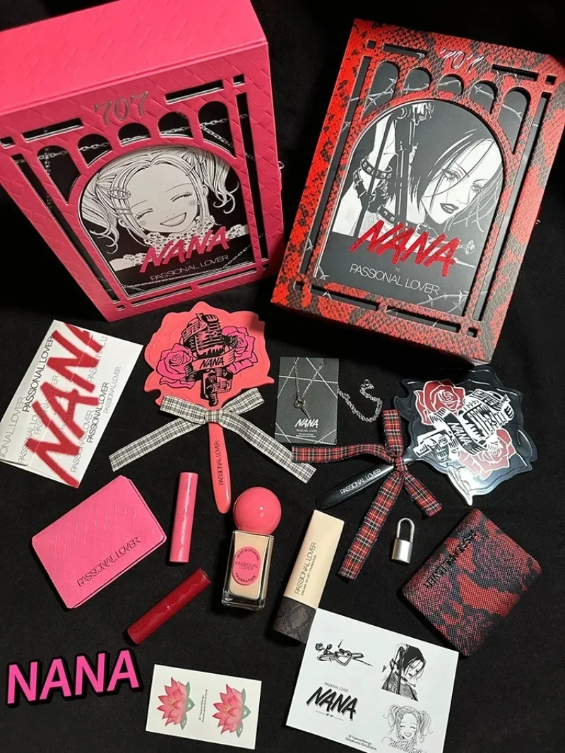 Anime Nana Joint Name Makeup Gift Box Hot Girl Lipstick Foundation Eyeshadow Palette Set Sexy Long Lasting Cosmetic Girls Gifts
Anime Nana Joint Name Makeup Gift Box Hot Girl Lipstick Foundation Eyeshadow Palette Set Sexy Long Lasting Cosmetic Girls Gifts