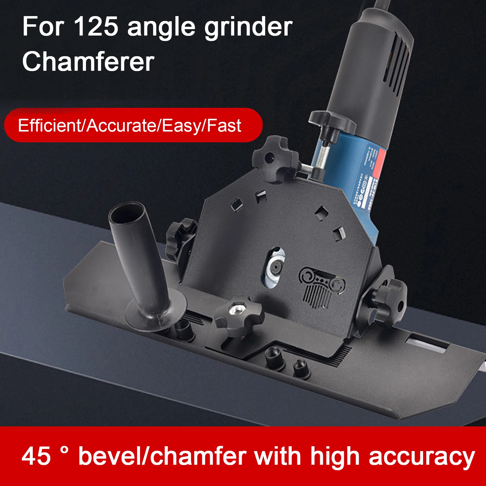 Tiling 45Degree Angle Cutting Machine for 125 Type Angle Grinder Chamfer Bracket Ceramic Tile Cutter Seat Chamfer Corner Cutting
Tiling 45Degree Angle Cutting Machine for 125 Type Angle Grinder Chamfer Bracket Ceramic Tile Cutter Seat Chamfer Corner Cutting