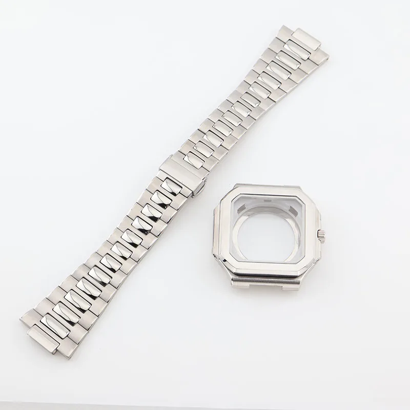 Cubitus Silver Square NH35 Case for Seiko Mods Automatic Mechanical Watch Replacement Cases
Cubitus Silver Square NH35 Case for Seiko Mods Automatic Mechanical Watch Replacement Cases