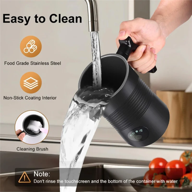 FORC-4-In-1 Electric Hot And Cold Foam Maker 400W Automatic Milk Foamer Machine For Coffee Cappuccino Latte US Plug A
FORC-4-In-1 Electric Hot And Cold Foam Maker 400W Automatic Milk Foamer Machine For Coffee Cappuccino Latte US Plug A