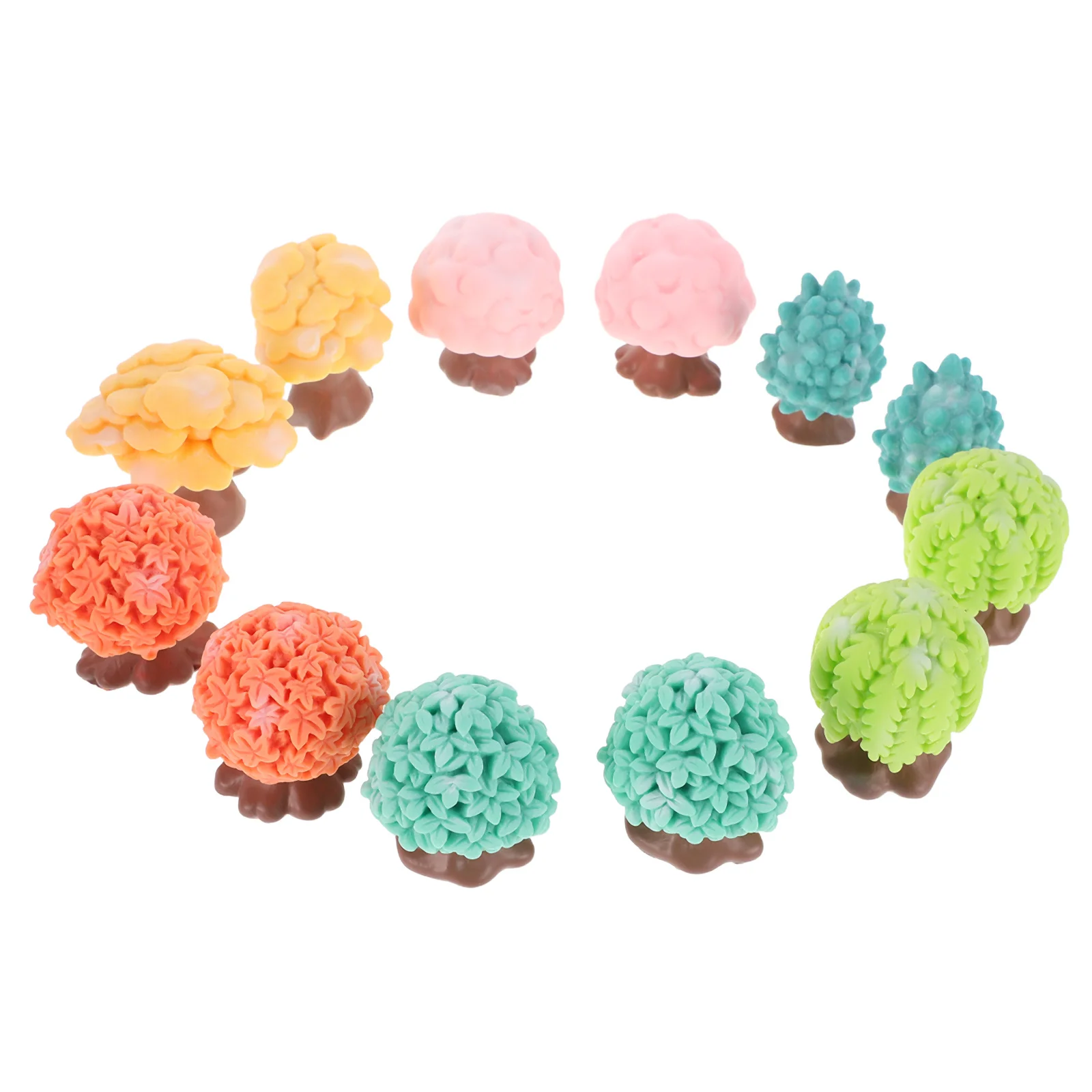 12Pcs Miniature Resin Trees Realistic Small Fake Tree Models for DIY Craft Home Decor Micro Landscape Garden Accessories
12Pcs Miniature Resin Trees Realistic Small Fake Tree Models for DIY Craft Home Decor Micro Landscape Garden Accessories