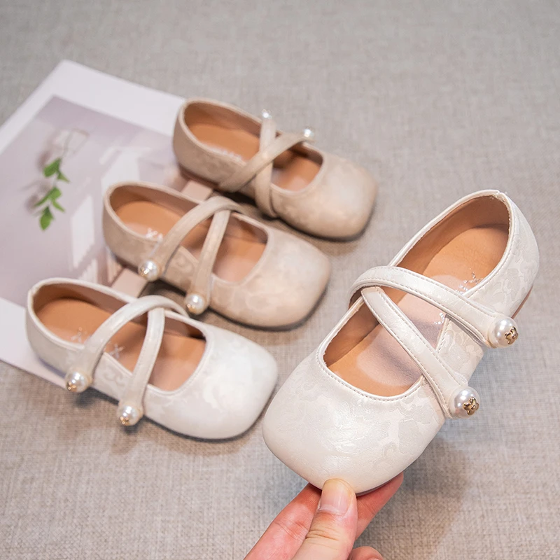 Kids Cross Strap Leather Shoes for Girls 2025 New Summer Toddler Ballet Flats Elegant Princess Girls Party Wedding Shoe 4-6years
Kids Cross Strap Leather Shoes for Girls 2025 New Summer Toddler Ballet Flats Elegant Princess Girls Party Wedding Shoe 4-6years
