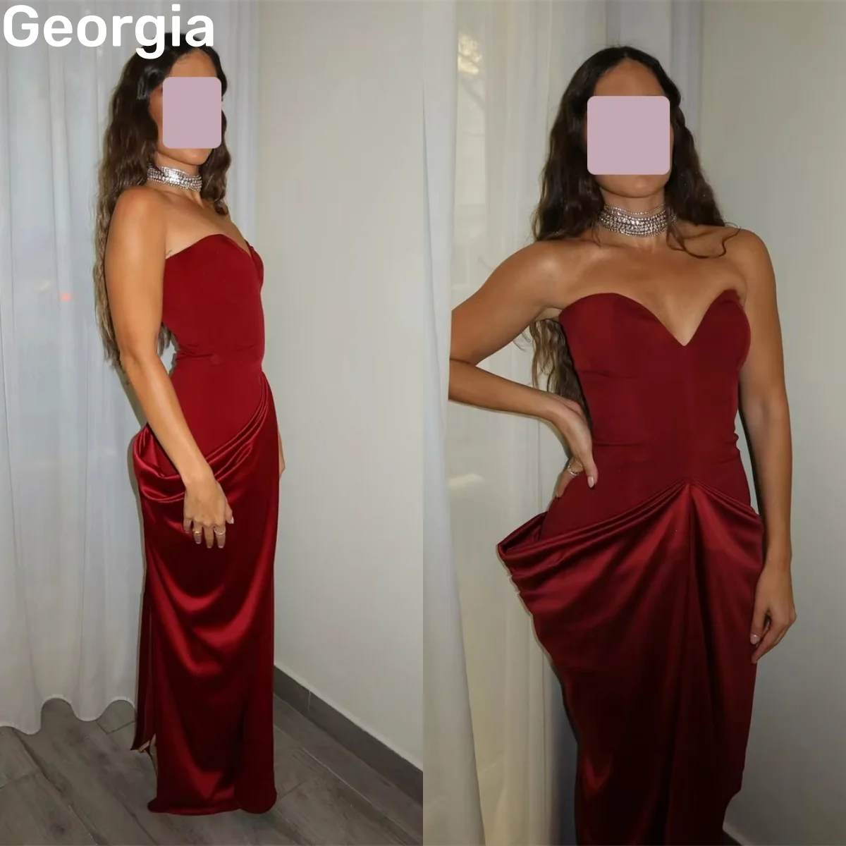 فساتين سهرات Customize Burgundy Sheath Sweetheart Floor-Length Formal Occasion Dresses Ruffle Zipper Up Sleeveless Birthday Dres
فساتين سهرات Customize Burgundy Sheath Sweetheart Floor-Length Formal Occasion Dresses Ruffle Zipper Up Sleeveless Birthday Dres