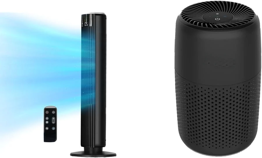 Tower Fan for Bedroom, 25ft/s Standing Fans that Blow Cold Air for , Floor Fan 90° Oscillating for Indoors, 28dB Quiet with Sen
Tower Fan for Bedroom, 25ft/s Standing Fans that Blow Cold Air for , Floor Fan 90° Oscillating for Indoors, 28dB Quiet with Sen