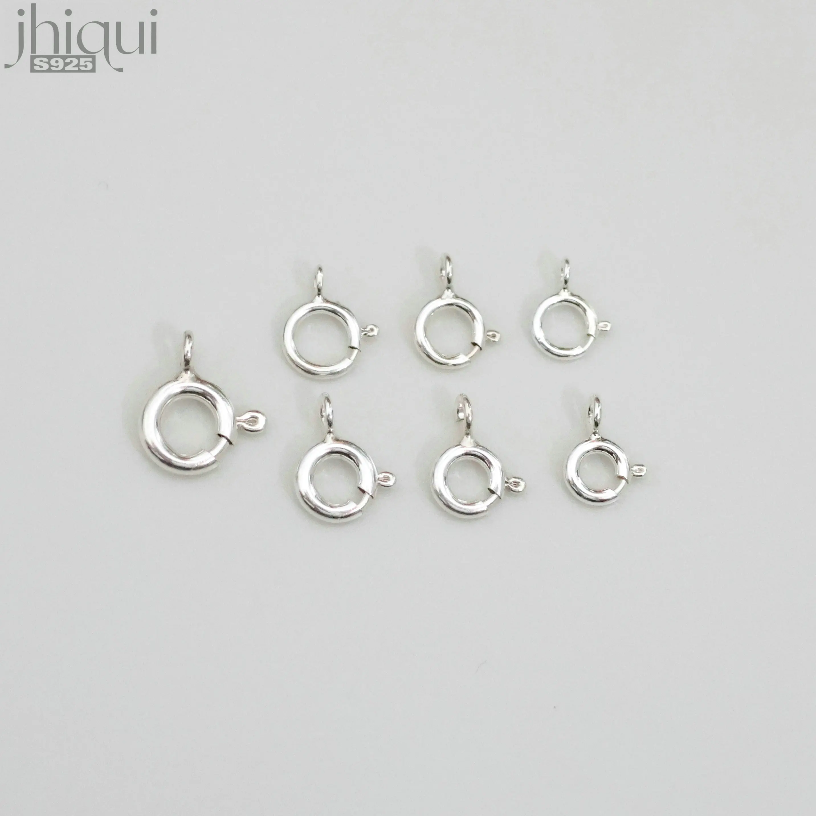 10pcs 100% Solid 925 Sterling Silver Round Snap Hook&Clasp for DIY Fine Jewelry Finding JQ0026
10pcs 100% Solid 925 Sterling Silver Round Snap Hook&Clasp for DIY Fine Jewelry Finding JQ0026