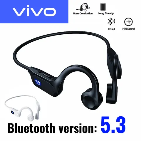 VIVO Wireless Earphone Bone Conduction Sport Swimming Bluetooth Compatible Earphones Hand-free With Mic For Sports X7 Earbuds