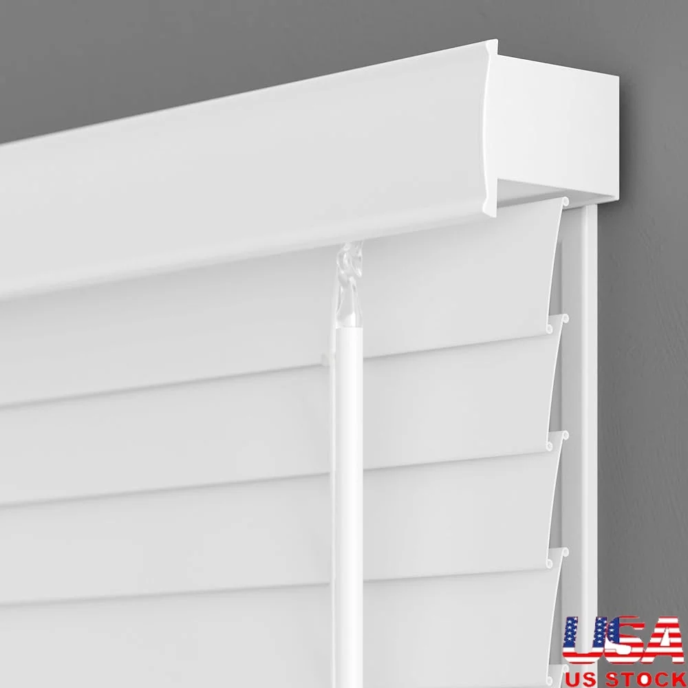 Cordless Blackout Faux Wood Blinds 2 Inch Slat Adjustable Quiet Operation Custom Size Safety Kids and Pets
Cordless Blackout Faux Wood Blinds 2 Inch Slat Adjustable Quiet Operation Custom Size Safety Kids and Pets