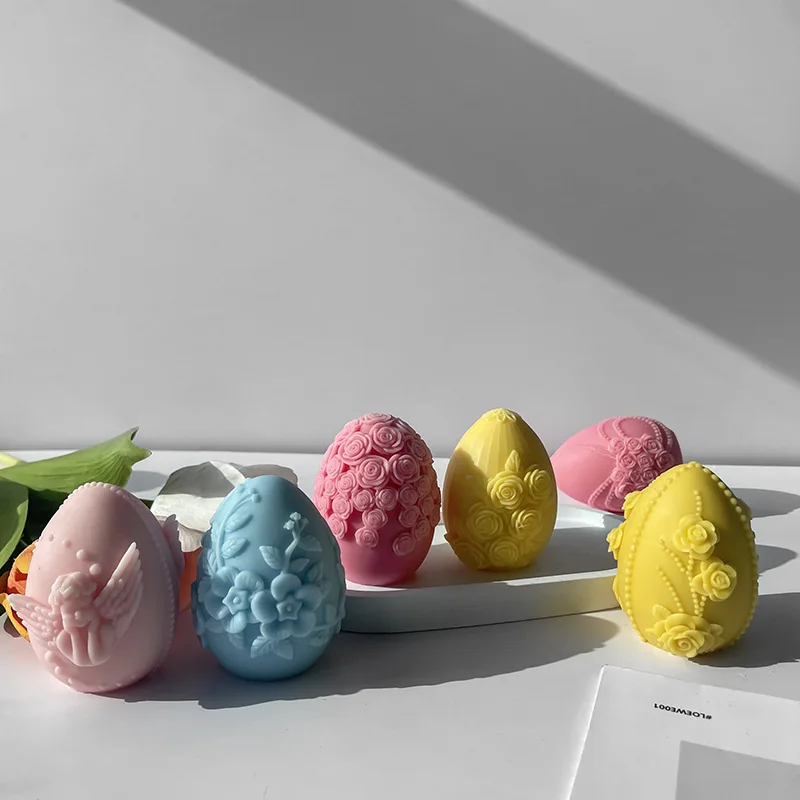 DIY Easter Egg Silicone Mold Handmade Aroma Candle Plaster Easter Decoration Molds Candle Making Supplies
DIY Easter Egg Silicone Mold Handmade Aroma Candle Plaster Easter Decoration Molds Candle Making Supplies