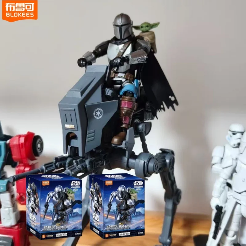 Blokees Star Wars Mandalorian & Grogu Champions Class Lite Edition Blind Box Din Djarin Action Figure Poseable Kits Toys Model
Blokees Star Wars Mandalorian & Grogu Champions Class Lite Edition Blind Box Din Djarin Action Figure Poseable Kits Toys Model