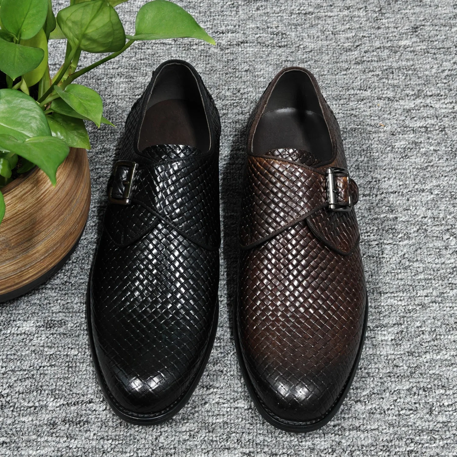 Premium Handcrafted Monk Strap Oxford Dress Shoes for Men Top Grain Cowhide Leather Elegant Formal Business Office Fashion Shoes
Premium Handcrafted Monk Strap Oxford Dress Shoes for Men Top Grain Cowhide Leather Elegant Formal Business Office Fashion Shoes