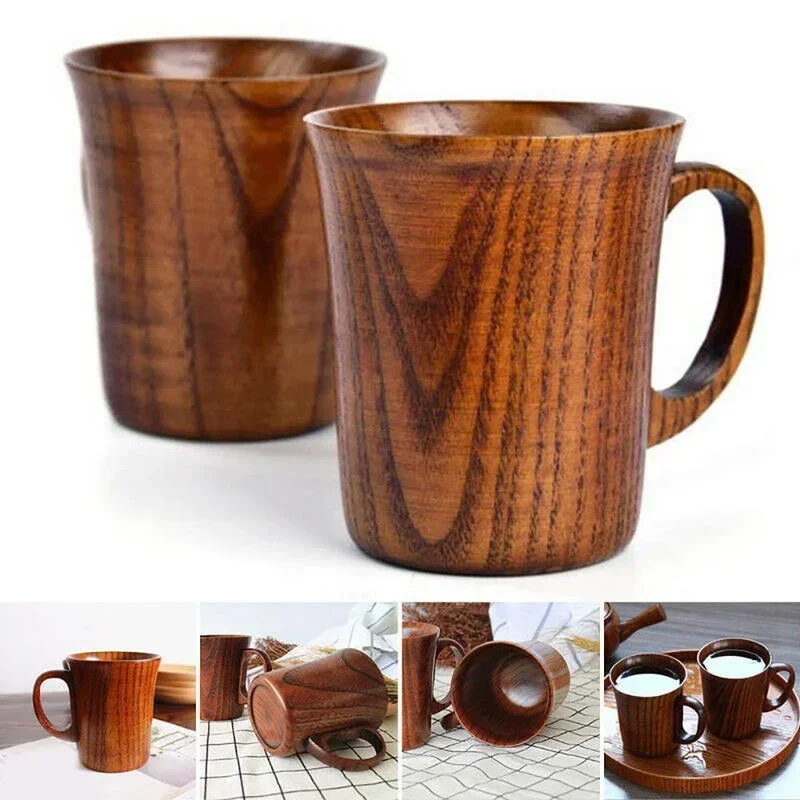400ML Handmade Wood Cup Wooden Coffee Beer Mugs Breakfast Beer Milk Drinkware Tea Cup Home Decoration
400ML Handmade Wood Cup Wooden Coffee Beer Mugs Breakfast Beer Milk Drinkware Tea Cup Home Decoration