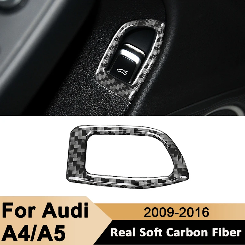 For Audi A4 A5 2009-2016 Carbon Fiber Auto Rear Trunk Switch Button Trim Frame Decorative Sticker Interior Accessories
For Audi A4 A5 2009-2016 Carbon Fiber Auto Rear Trunk Switch Button Trim Frame Decorative Sticker Interior Accessories