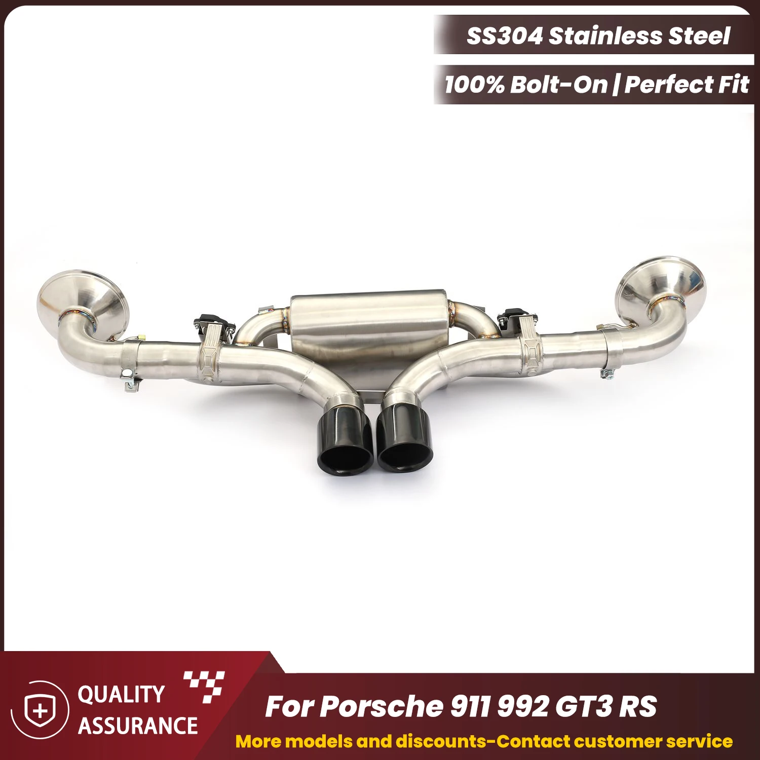 ECCF Valvetronic Catback Exhaust For Porsche 911 992 GT3 RS Aggressive Exhaust Sound Performance Upgrade Easy Installation
ECCF Valvetronic Catback Exhaust For Porsche 911 992 GT3 RS Aggressive Exhaust Sound Performance Upgrade Easy Installation