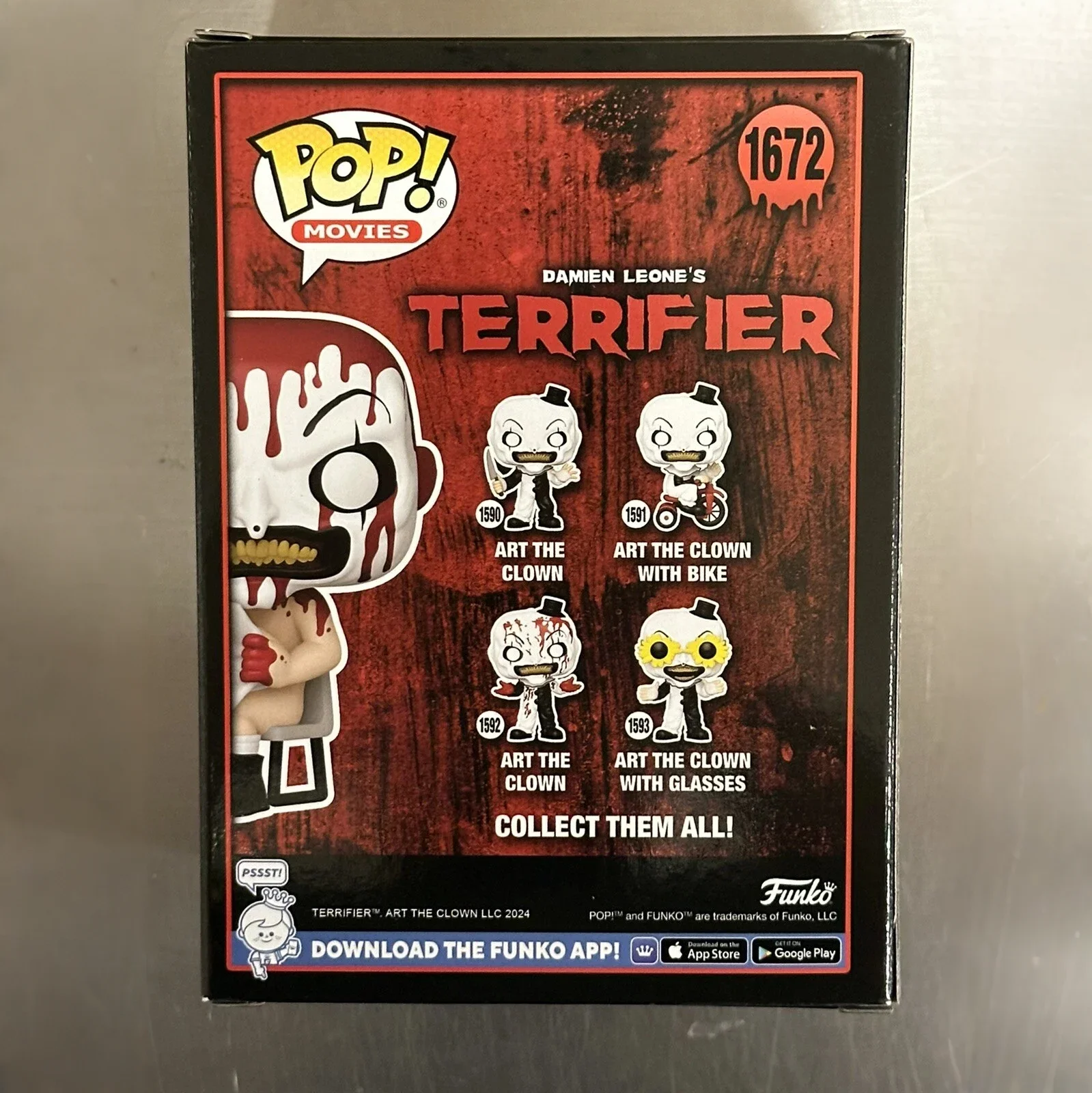 Terrifier Figure Art The Clown With Newspaper #1672 FUNKO POP 8.7 cm Collectible Limited Edition Vinyl Figure Model Toy Gift
Terrifier Figure Art The Clown With Newspaper #1672 FUNKO POP 8.7 cm Collectible Limited Edition Vinyl Figure Model Toy Gift