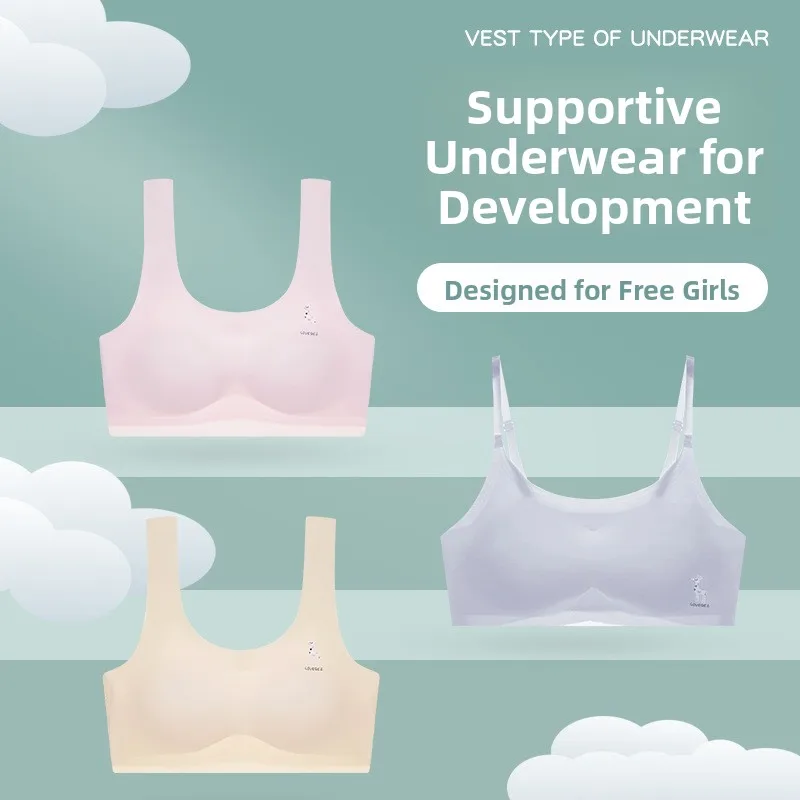 Lightweight Summer Bra for Teenage Girls Pre-Teenage Development Stage School Uniform Top U-Shape Design Fixed Strap Style
Lightweight Summer Bra for Teenage Girls Pre-Teenage Development Stage School Uniform Top U-Shape Design Fixed Strap Style