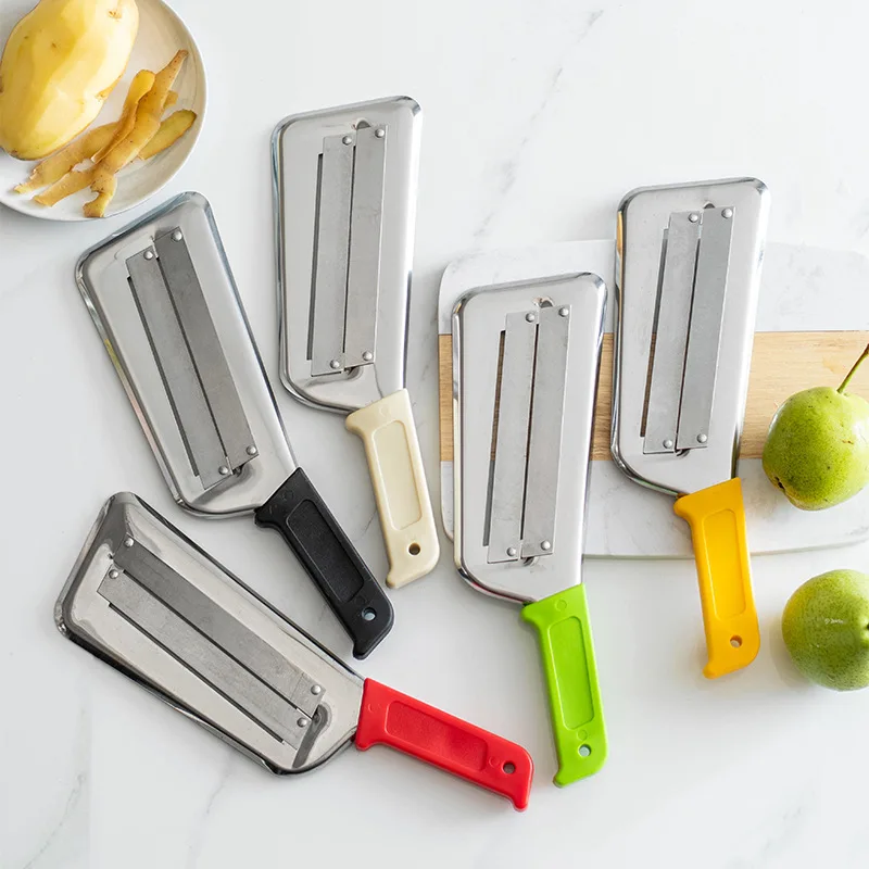 1Piece Double-Edged Vegetable Potato Slicer Multifunctional Fruit Salad Sugarcane Peeler Household Kitchen Cooking Accessories
1Piece Double-Edged Vegetable Potato Slicer Multifunctional Fruit Salad Sugarcane Peeler Household Kitchen Cooking Accessories