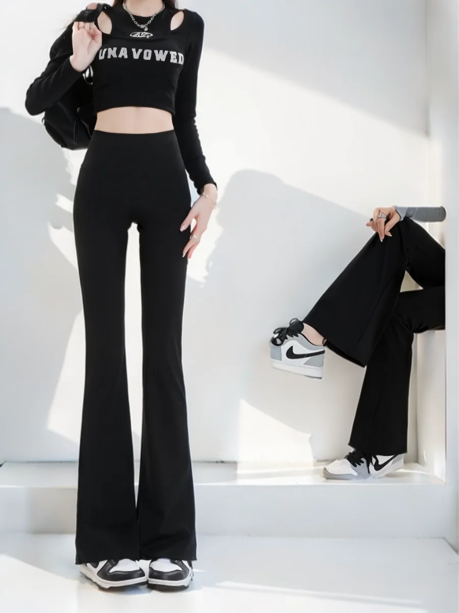 Woman Leggings Warm Velvet Elastic High Waist Tights Booty Lifting Flare Ribbed Comfortable Autumn Winter Chic Micro Horn Female
Woman Leggings Warm Velvet Elastic High Waist Tights Booty Lifting Flare Ribbed Comfortable Autumn Winter Chic Micro Horn Female