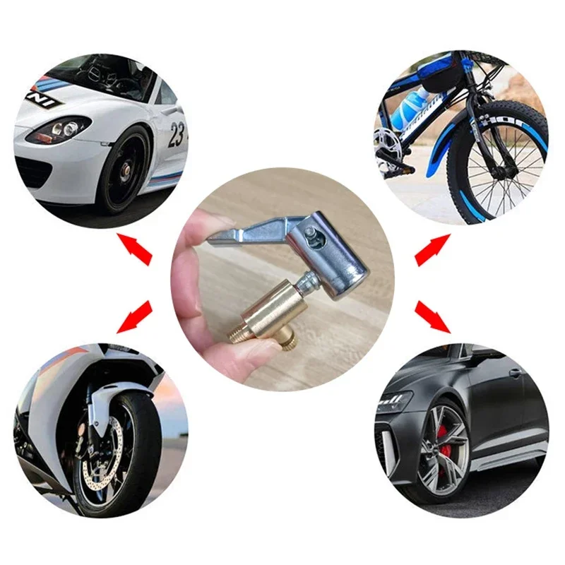 QIANBAI Portable Inflatable Pump for Car Tire Air Chuck Compressor Tire Inflator Tire Chuck with Barb Connector for Hose Repair
QIANBAI Portable Inflatable Pump for Car Tire Air Chuck Compressor Tire Inflator Tire Chuck with Barb Connector for Hose Repair