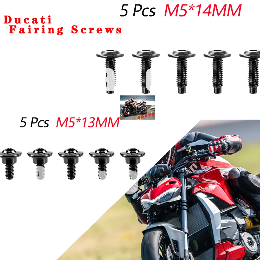 For Ducati Diavel V4 Monster 950 Multistrada V2 V4 M5 Motorcycle Cowling Fairing Screws Accessories
For Ducati Diavel V4 Monster 950 Multistrada V2 V4 M5 Motorcycle Cowling Fairing Screws Accessories