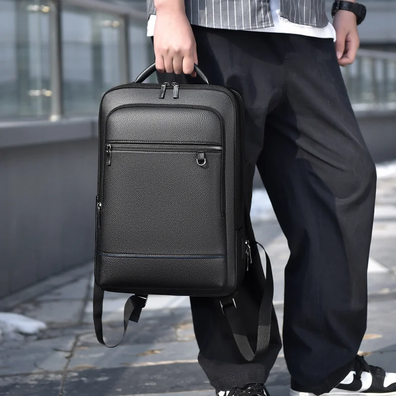 Мужской деловой рюкзак, большая вместительная сумка для ноутбука, водонепроницаемый дорожный рюкзак для работы и школы
Мужской деловой рюкзак, большая вместительная сумка для ноутбука, водонепроницаемый дорожный рюкзак для работы и школы