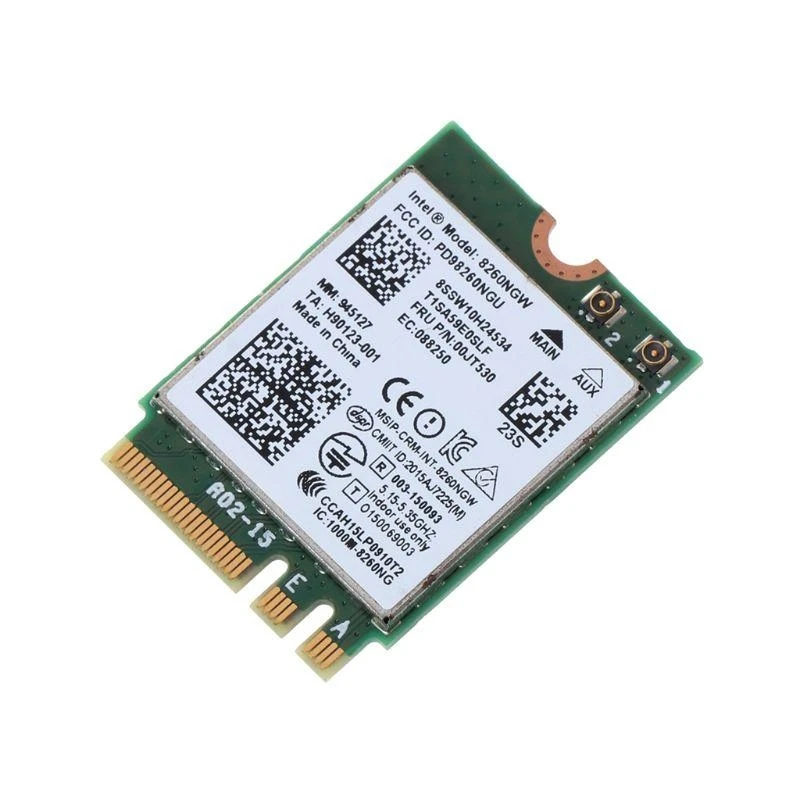 Dual Band 2.4+5GHZ For Intel 8260 AC 8260NGW Mini PCIE WLAN Wifi Wireless Card best sale
Dual Band 2.4+5GHZ For Intel 8260 AC 8260NGW Mini PCIE WLAN Wifi Wireless Card best sale