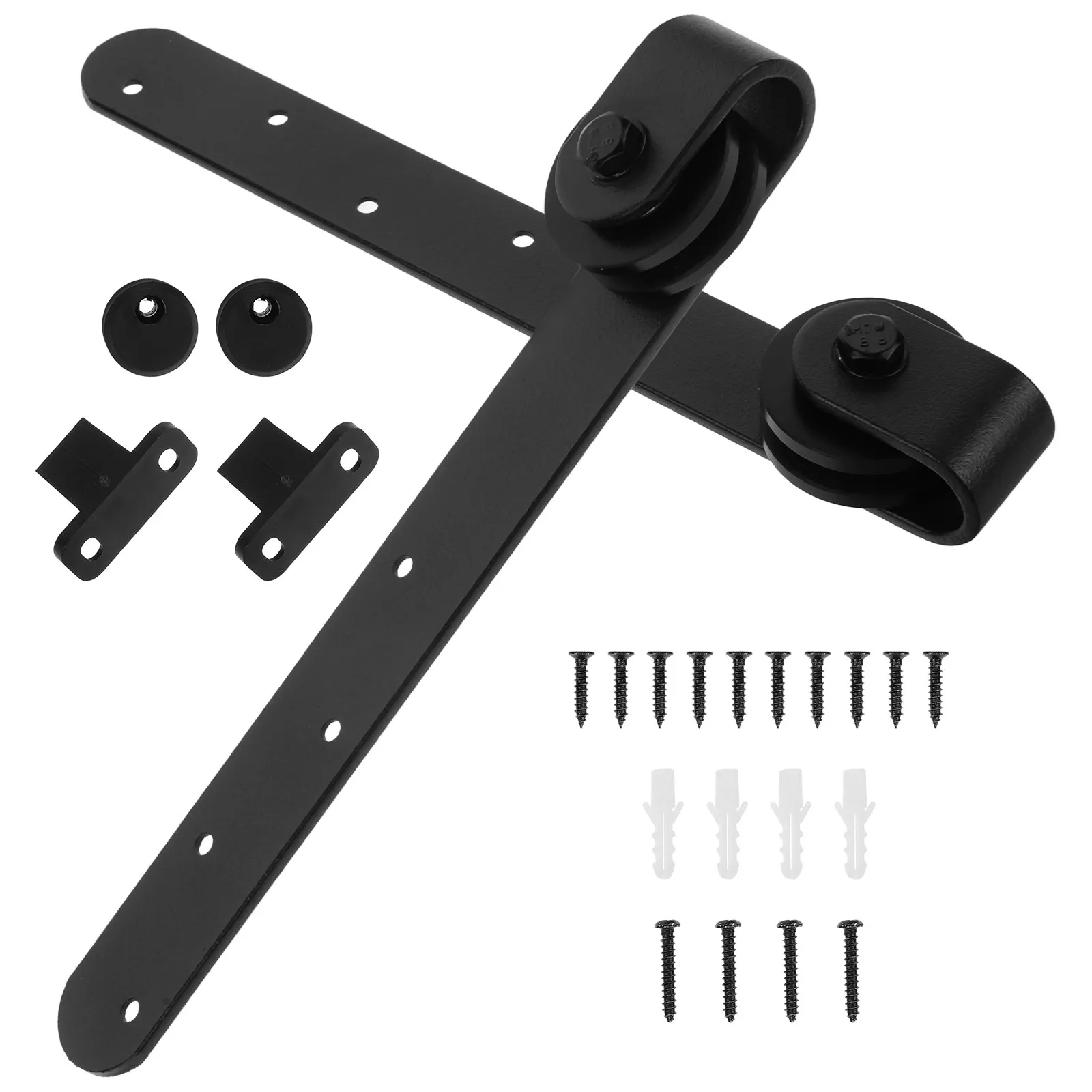 1Set Black Sliding Door Hardware Kit Heavy Duty Metal Track with Smooth Rolling Guide Rollers for Mini Barn Door Cabinet
1Set Black Sliding Door Hardware Kit Heavy Duty Metal Track with Smooth Rolling Guide Rollers for Mini Barn Door Cabinet