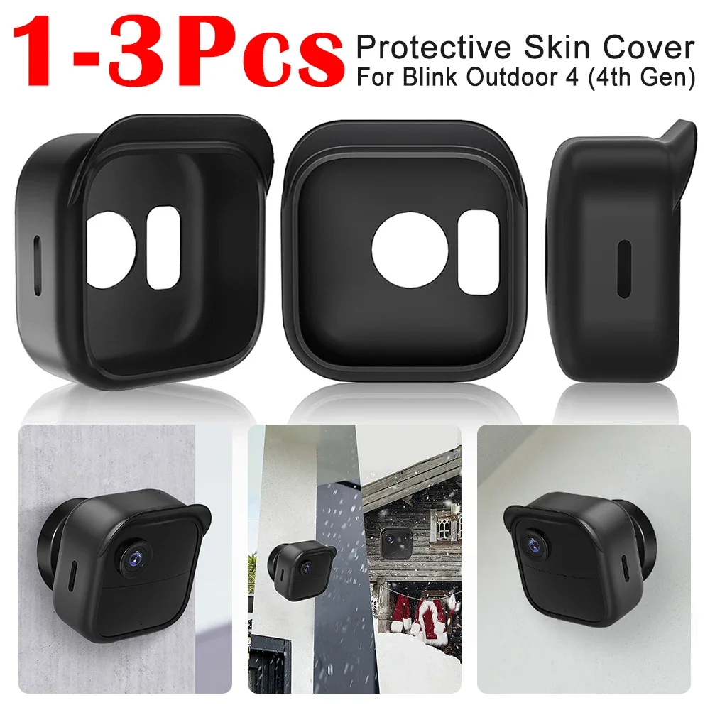 Silicone Case Cover Weatherproof Camera Housing with Hat Brim Cam Protector Case Against UV for Blink Outdoor 4 (4th Gen)
Silicone Case Cover Weatherproof Camera Housing with Hat Brim Cam Protector Case Against UV for Blink Outdoor 4 (4th Gen)